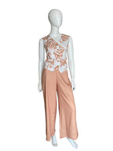 Vest cream n white set